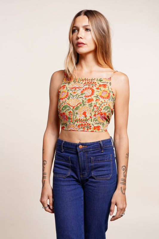 CROP TOP FLORAL