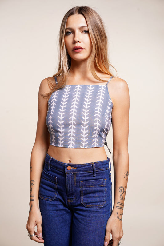 CROP TOP BLUE MATISSE