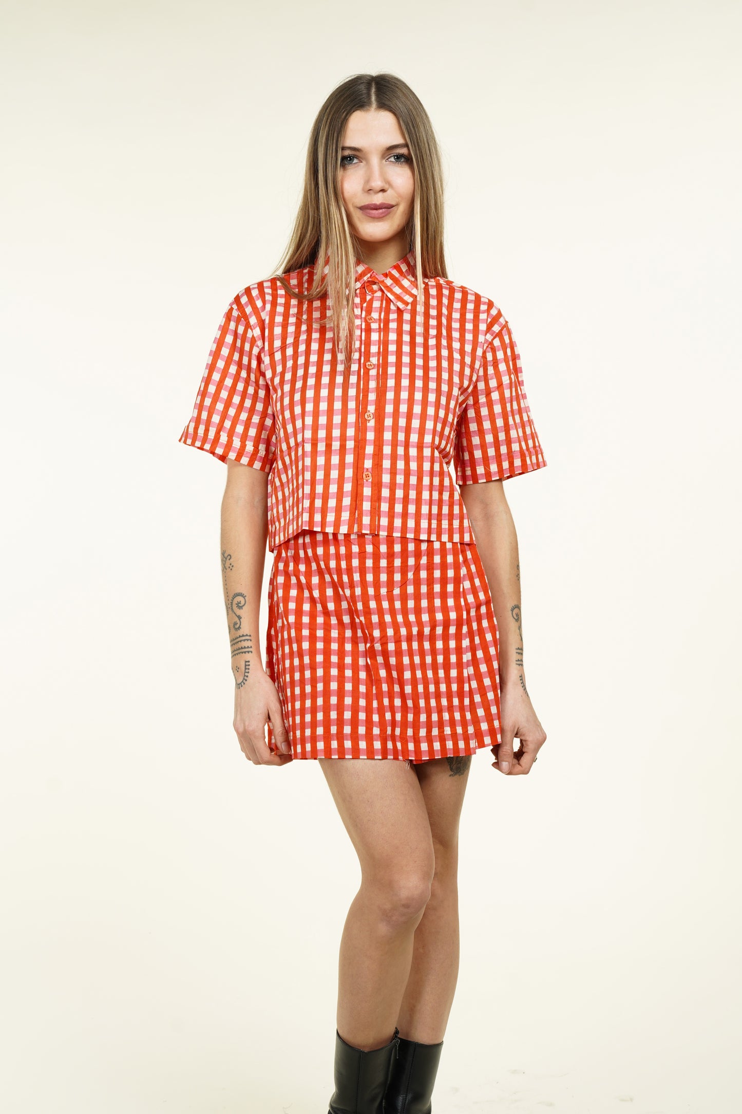 CHEMISE MANCHES COURTES VICHY