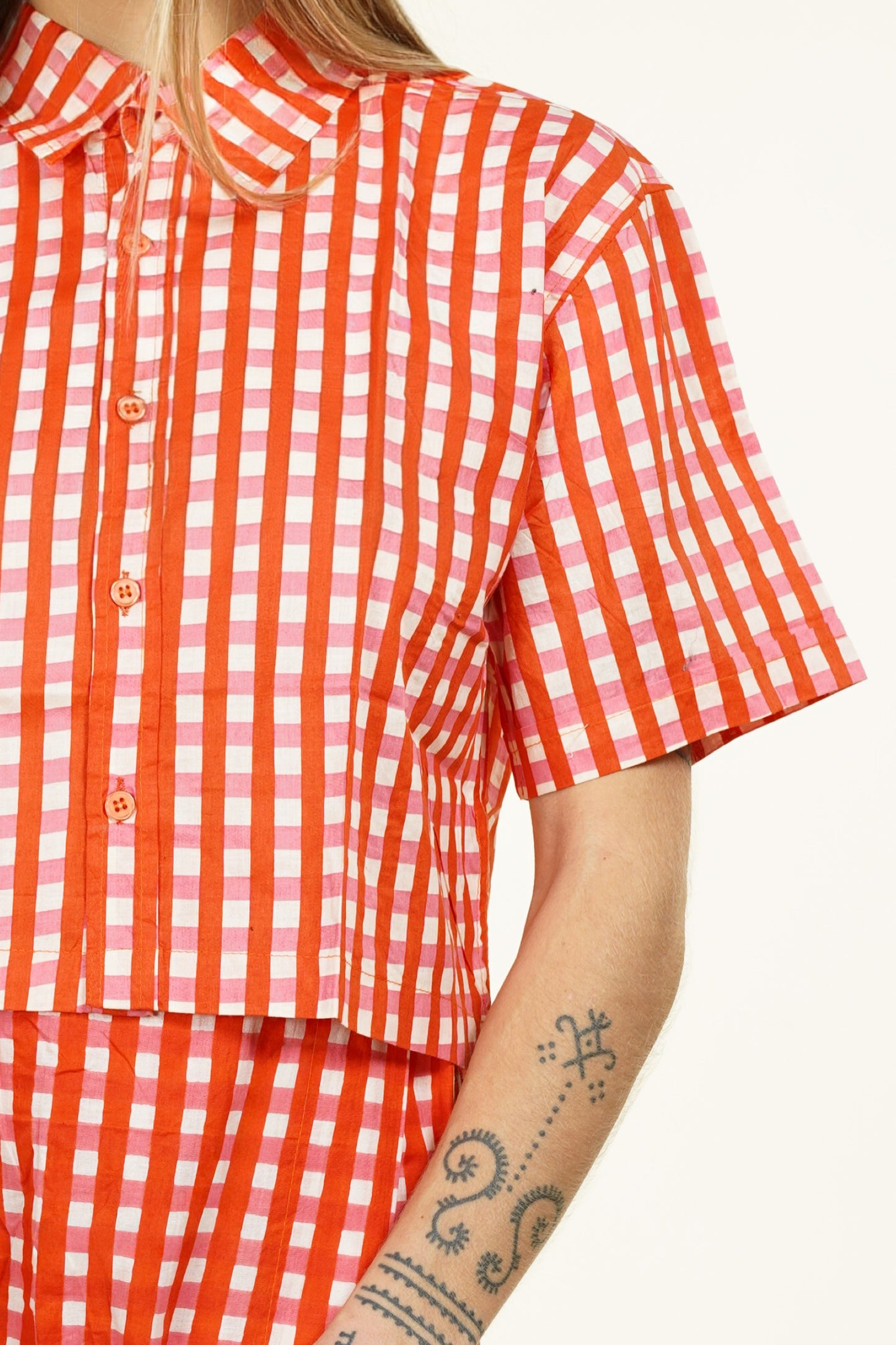 CHEMISE MANCHES COURTES VICHY