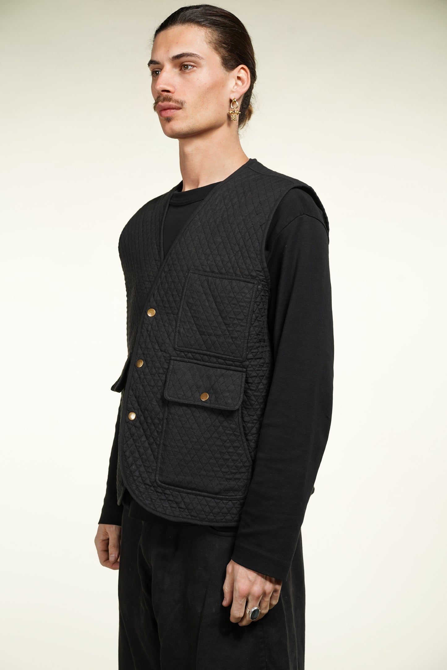 GILET MATELASSÉ NOIR
