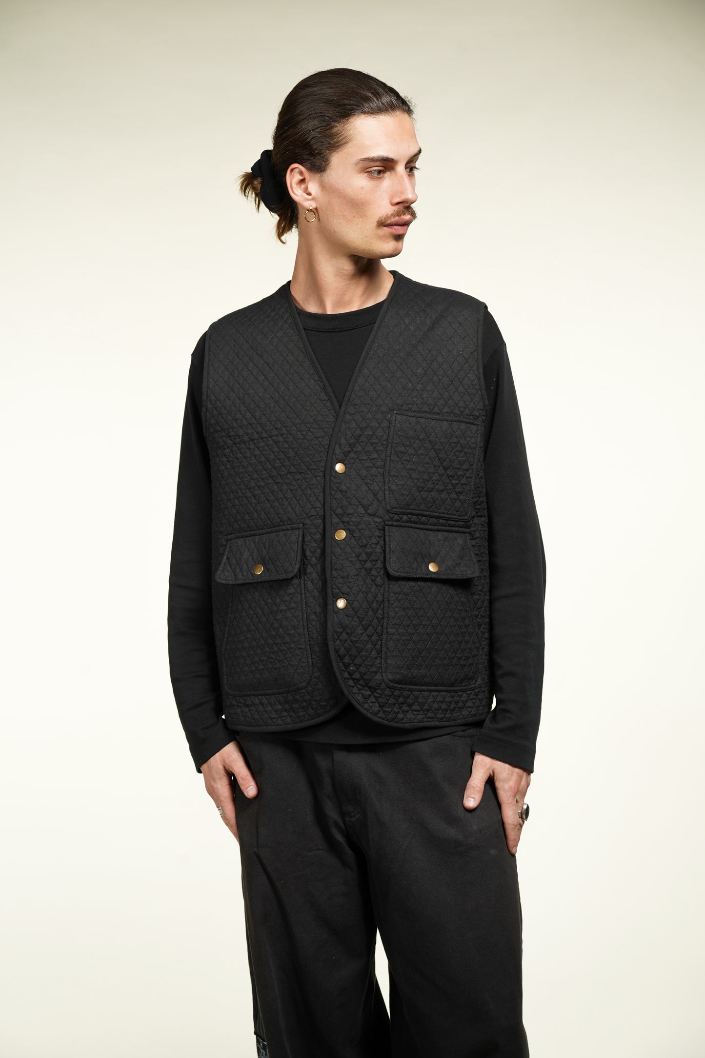 GILET MATELASSÉ NOIR