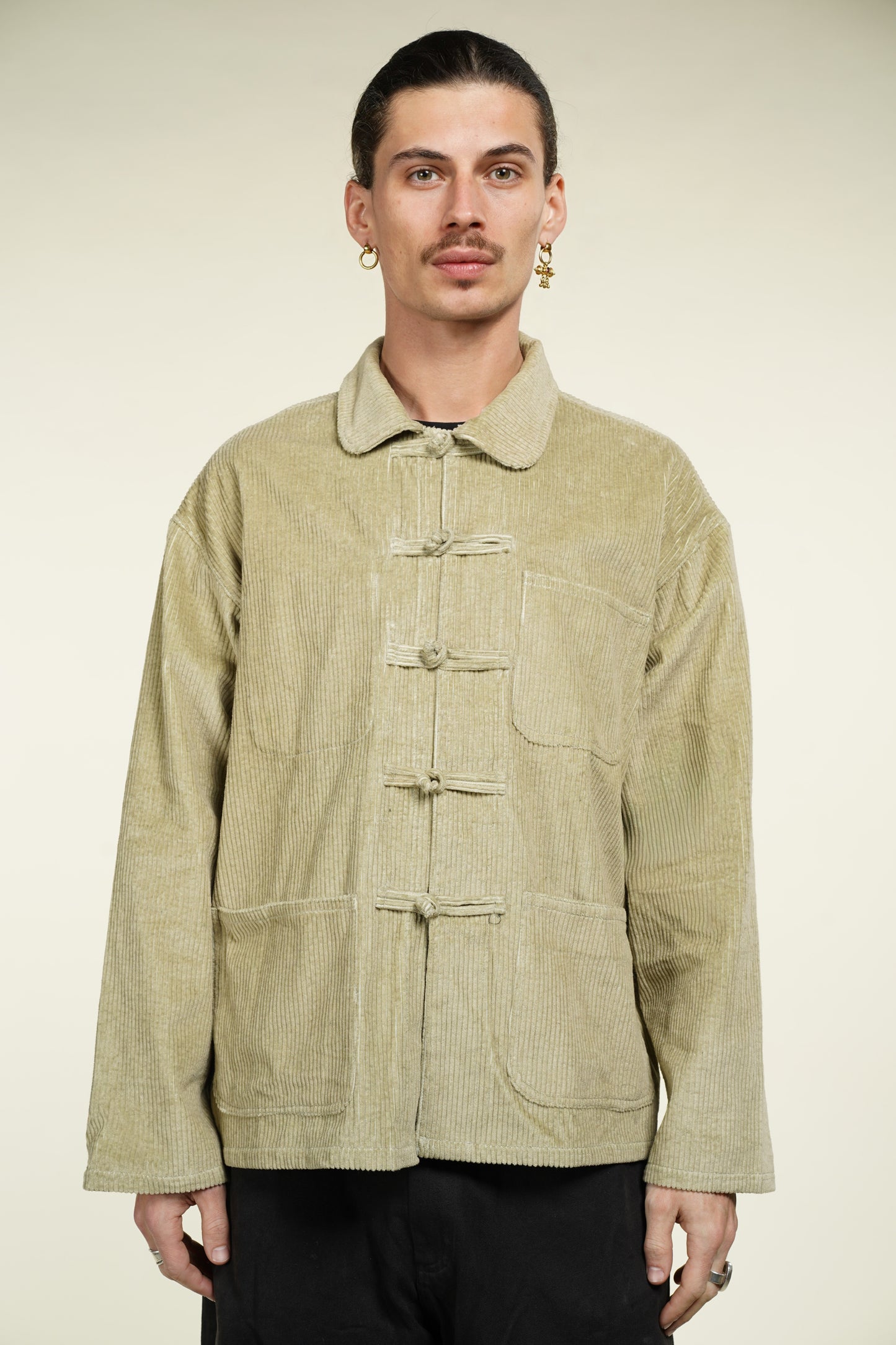 VESTE SHANGHAI VELOURS CORDUROY BEIGE