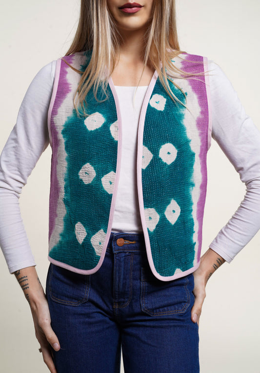 GILET EN KANTHA 6