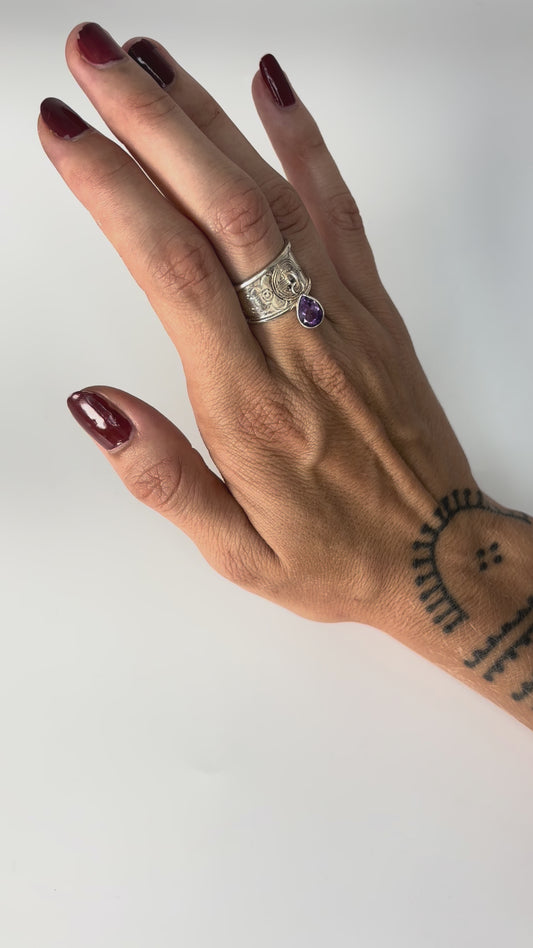 Bague Envolée – Améthyste