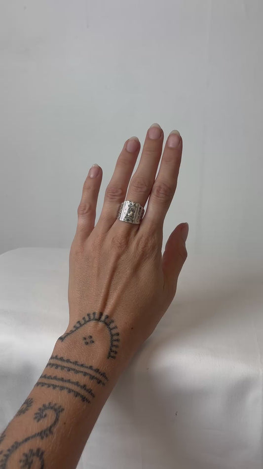 YANTRA — Bague en argent 925