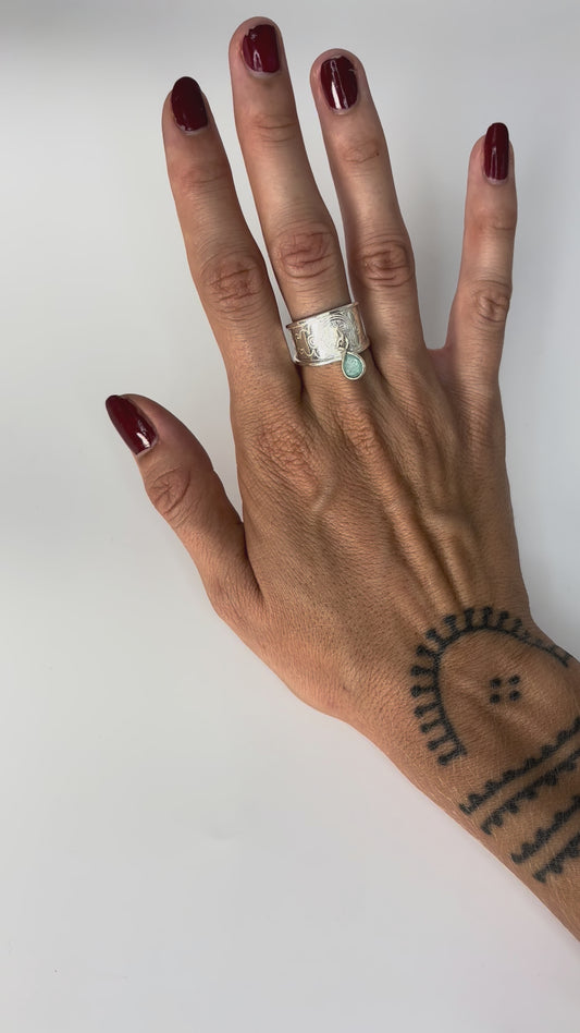 Bague Envolée – Amazonite